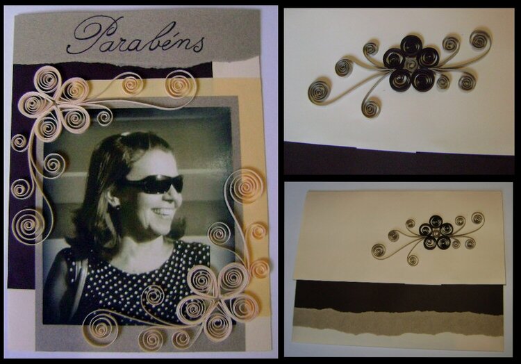 Birthday Card - Quilling
