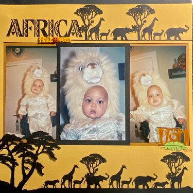 Africa Halloween Lion 2004