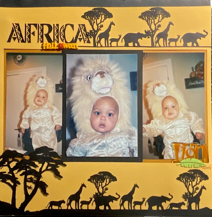 Africa Halloween Lion 2004