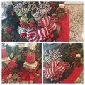 Christmas Tree Topper or Table Snowman Hat w/Candleholders