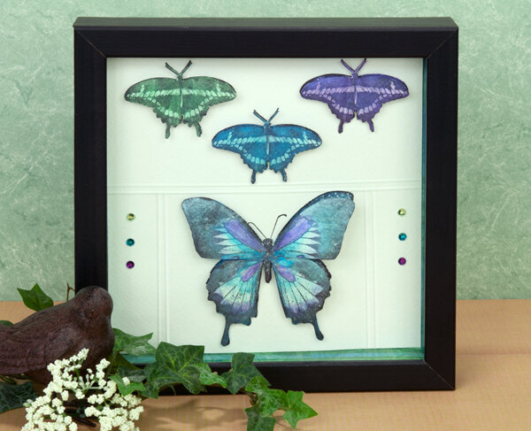 Butterfly Shadowbox by Holly Craft