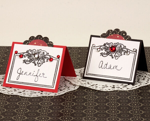 Elegant Place Cards - by Catherine Matthews-Scanlon