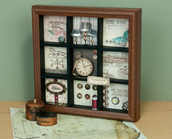 Moments in Time Shadowbox Designed By Arlene Lobach