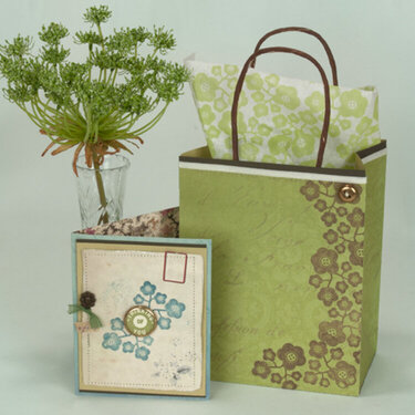 Mothers Day Gift Card &amp; Bag - by Jennifer Brown