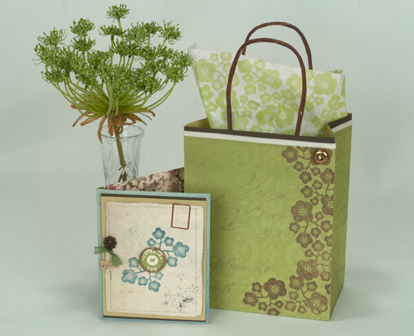 Mothers Day Gift Card &amp; Bag - by Jennifer Brown