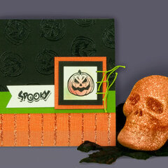 Spooky Pumpkin Card by Kelly Keller
