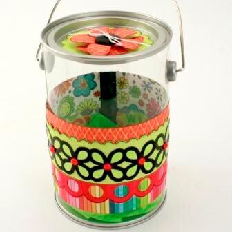 Bright &amp; Fun Storage Pail - by Dana DeCarlo