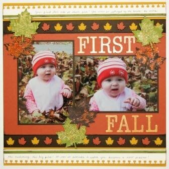 First Fall Page by Karen Bulmahn