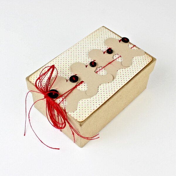 Gingerbread Rectangle Box - by Kelly Keller