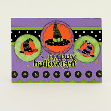 Happy Halloween Card by Kathy Fesmire