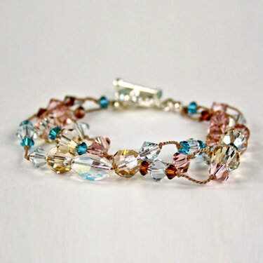 Crystal Knotted Bracelet - by Jolee’s Jewels Design Team