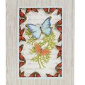 Butterfly and Fern Spring Card Designed By Martha Stewart Crafts