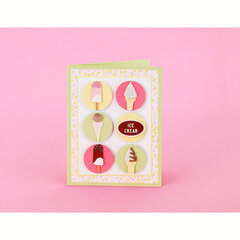 Ice Cream Dots Card Designed By Martha Stewart Crafts