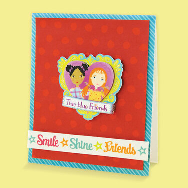 Friendship Card Designed By American Girl Crafts