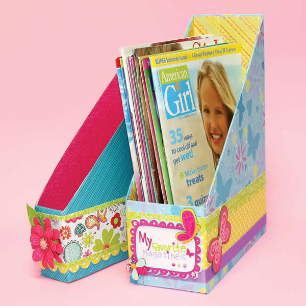 Magazine Holder Designed By American Girl Crafts