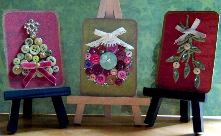 Christmas in July Card-Starter ATCs