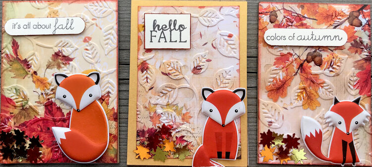 Fall Foxes ATCs for the Fall 2019 Swap