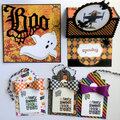 Halloween Cards made with Swap Die Cuts