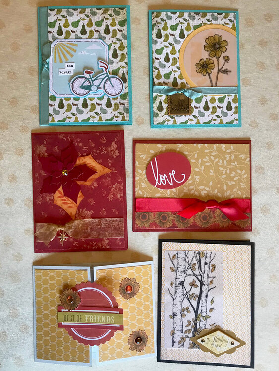 Cards for Sept 2018 Counterfeit Kit Challenge
