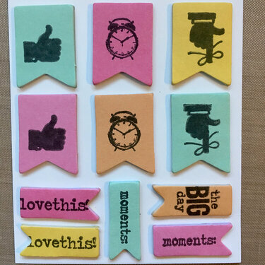 Stamped Stickies for Personallized Planner Class: Lesson 7