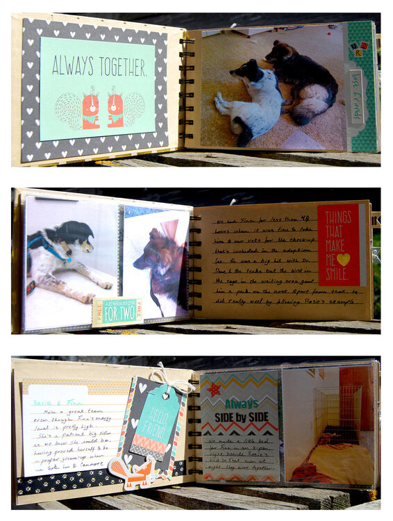 True Friends Mini Brag Book (selected pages)