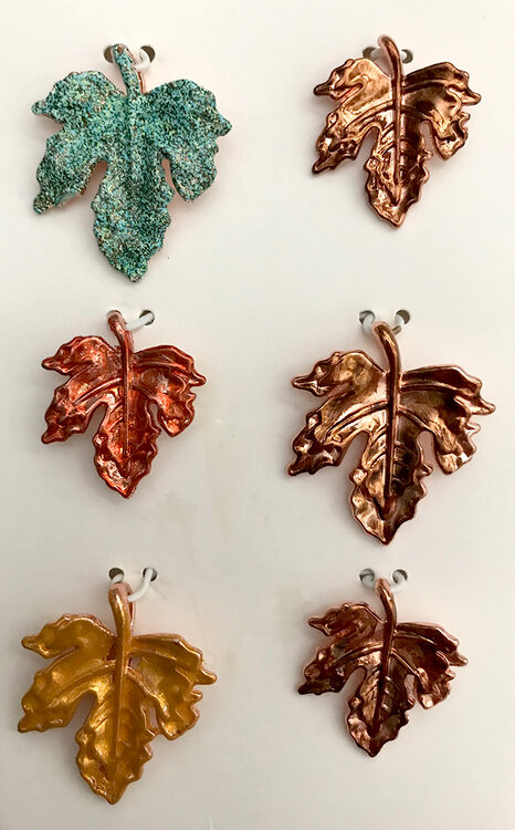 Altered Leaf Charms