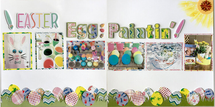 Easter Egg Painitin&#039; for Dec/Jan Ugly Paper Challenge