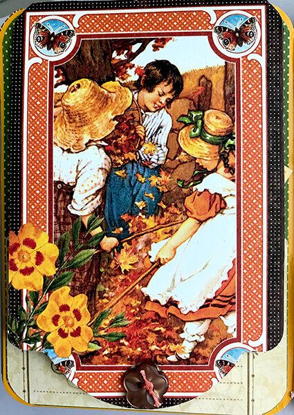 Graphic 45 Autumn Flipbook Second Tag Flap