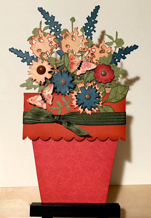 Flower Pot Pocket Card