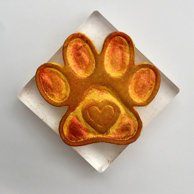 Paw Print Stamp Project Idea