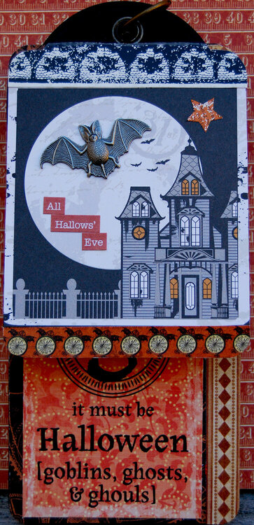 Halloween Tag Album -- 2nd Page Back