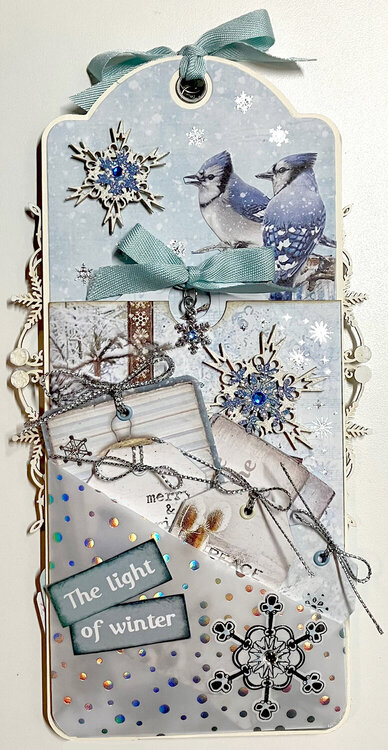Christmas Tag for a Private Swap
