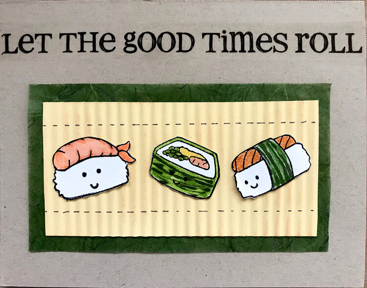 Sushi Celebration Card