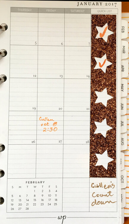 Personalized Planners, Lesson 9: Punched Tape &quot;Tracker&quot;