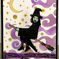 Witchy Hallween Card