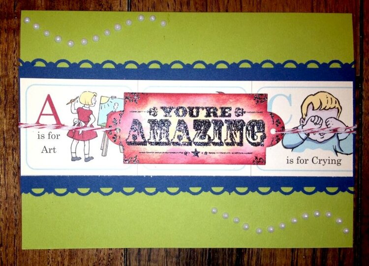 You&#039;re Amazing Teacher Appreciation Card