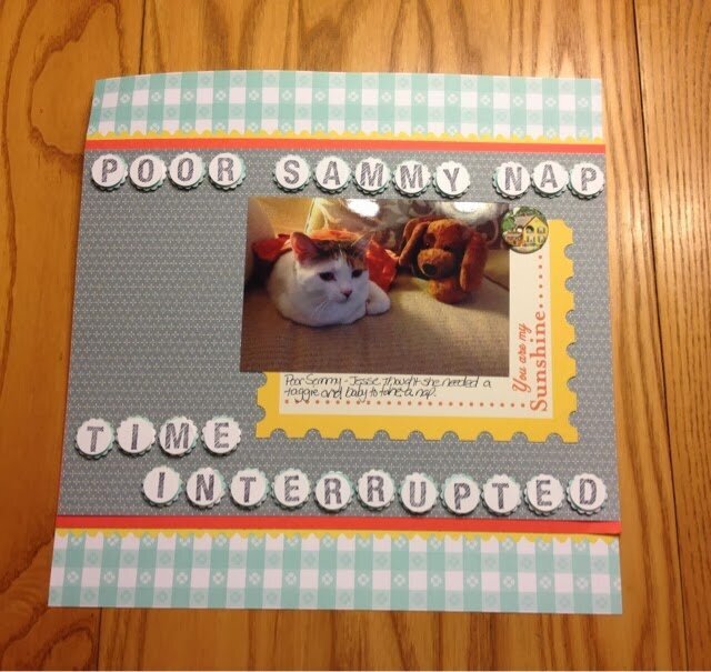 Part 2 of Using Stamps in Scrapbooking