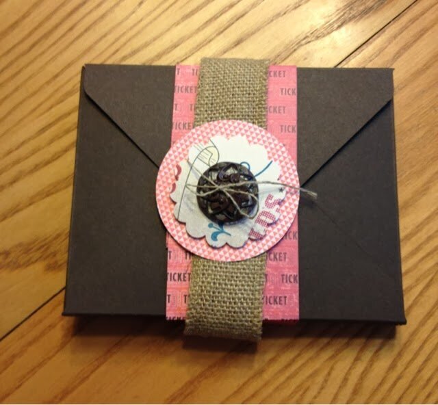 Card Box using the Envelope Punch Board and Card Set