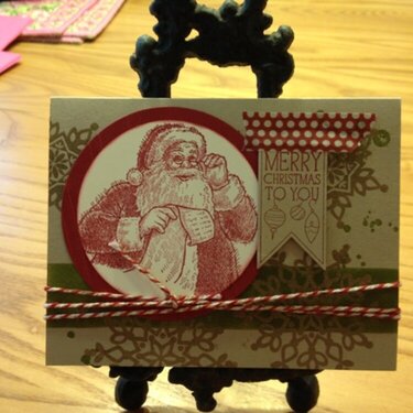 Santa&#039;s List Christmas Card