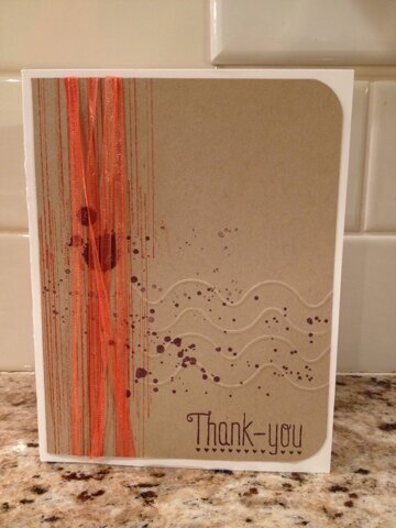 Simple Thank you Card