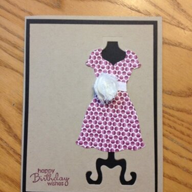 All Dressed Up Happy Birthday Card