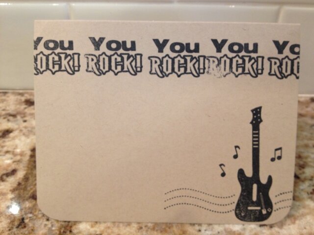You Rock! card