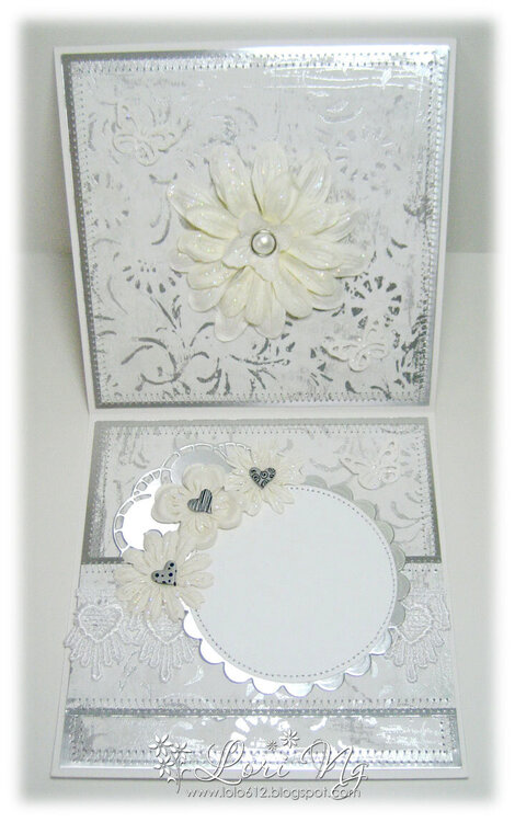 Inside of Tilda &amp; Edwin Wedding Card