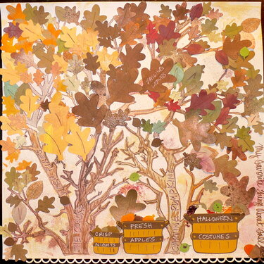 Scraptastic Club Challenge--Things I Love About Fall