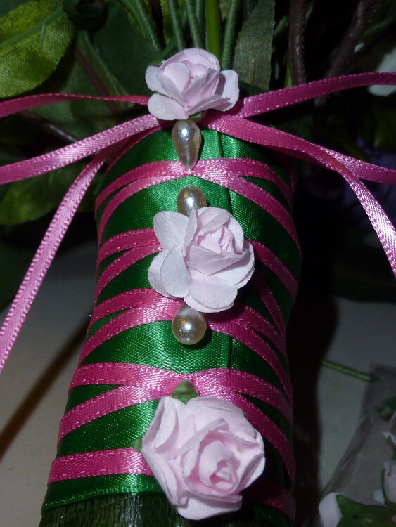 Sock flower bouquet - the details!