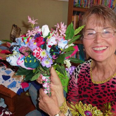 Sock bouquet - My mom loved it!