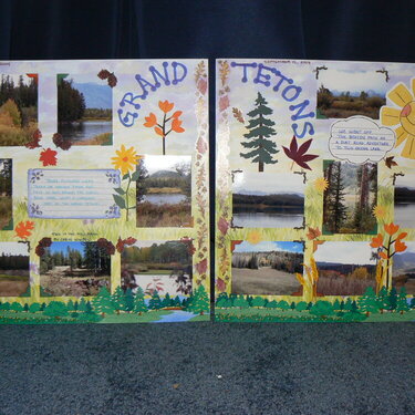 Grand Tetons 2 page spread