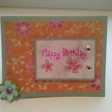 Girl&#039;s Birthday Card