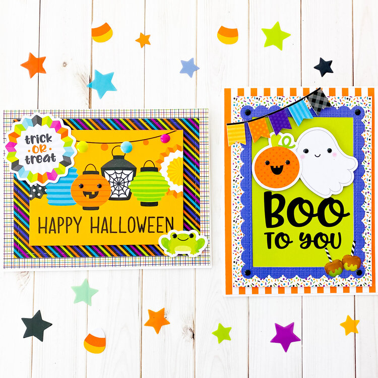 Doodlebug Pumpkin Party Halloween Cards