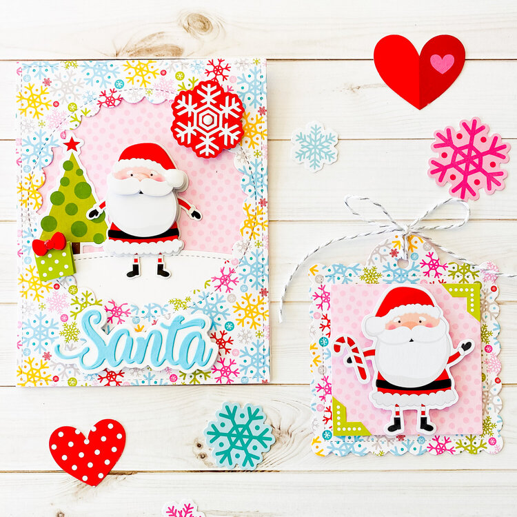 Bella Blvd Santa Squad Cards and Tags